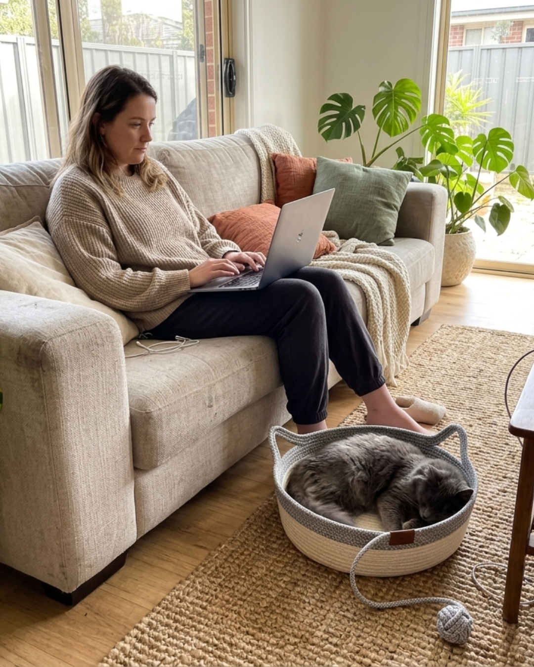 The Wildcat Nest in a styled living room