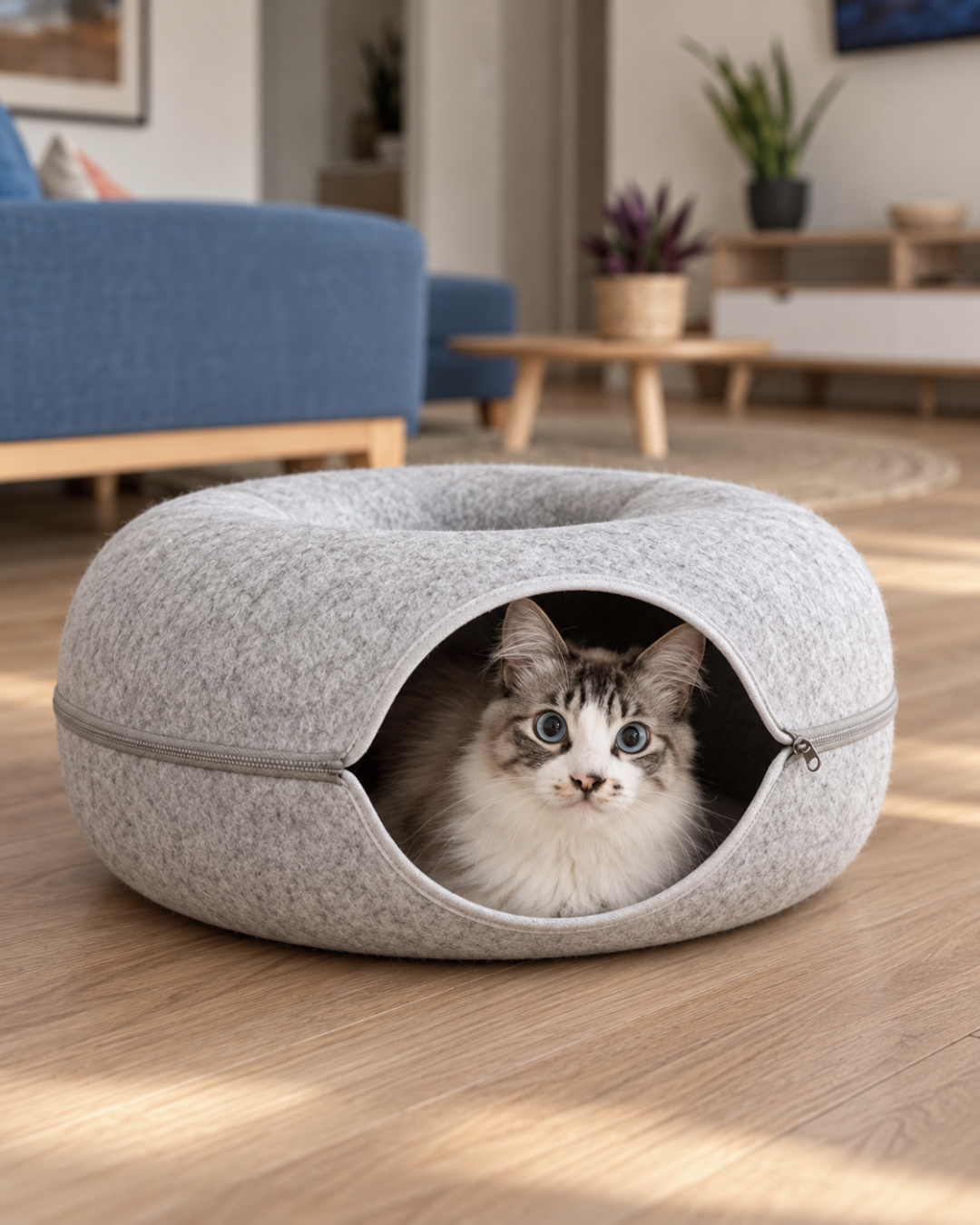 Felt Donut Tunnel Bed